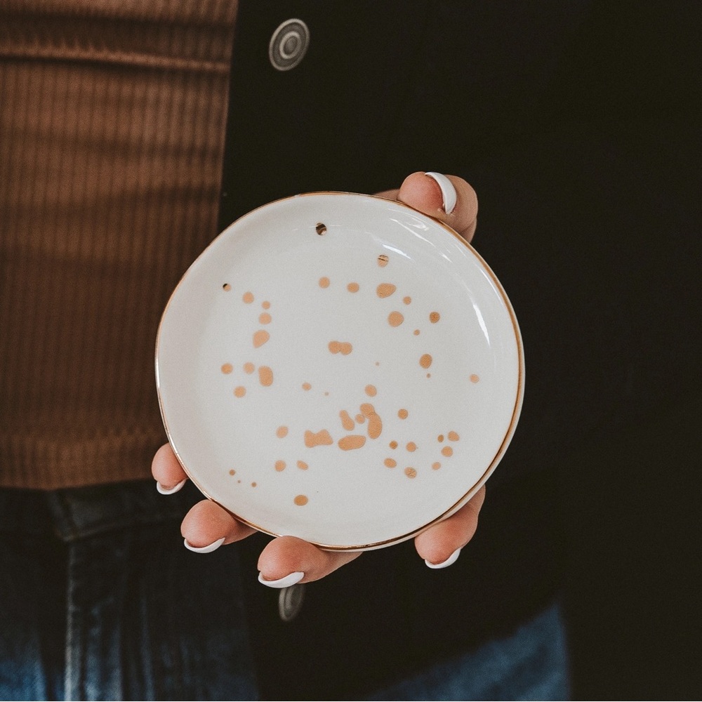 ✨Clearance✨ Speckled Jewelry Dish